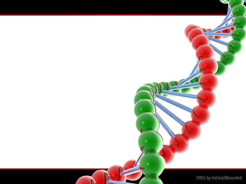 DNA Double Helix — Red, Scientific, 3d Render