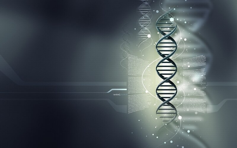 DNA helix digital background