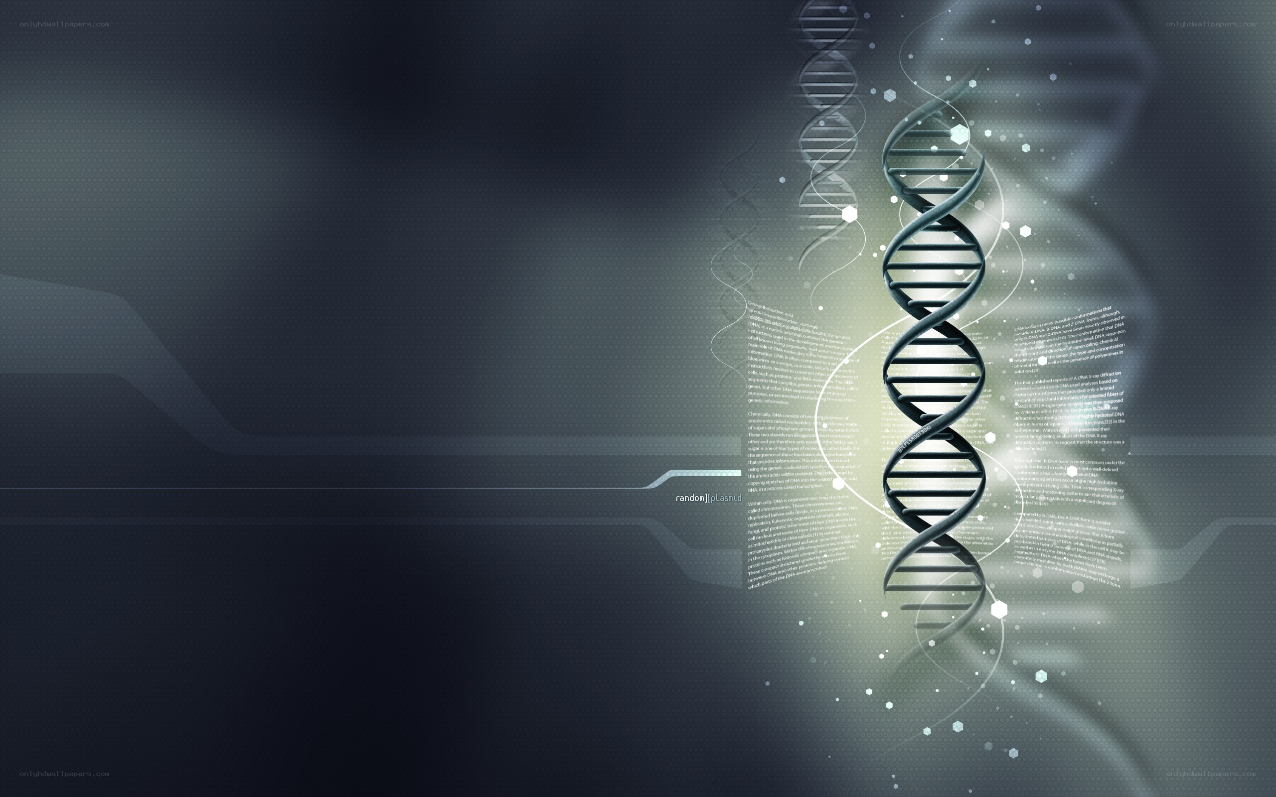DNA helix digital background