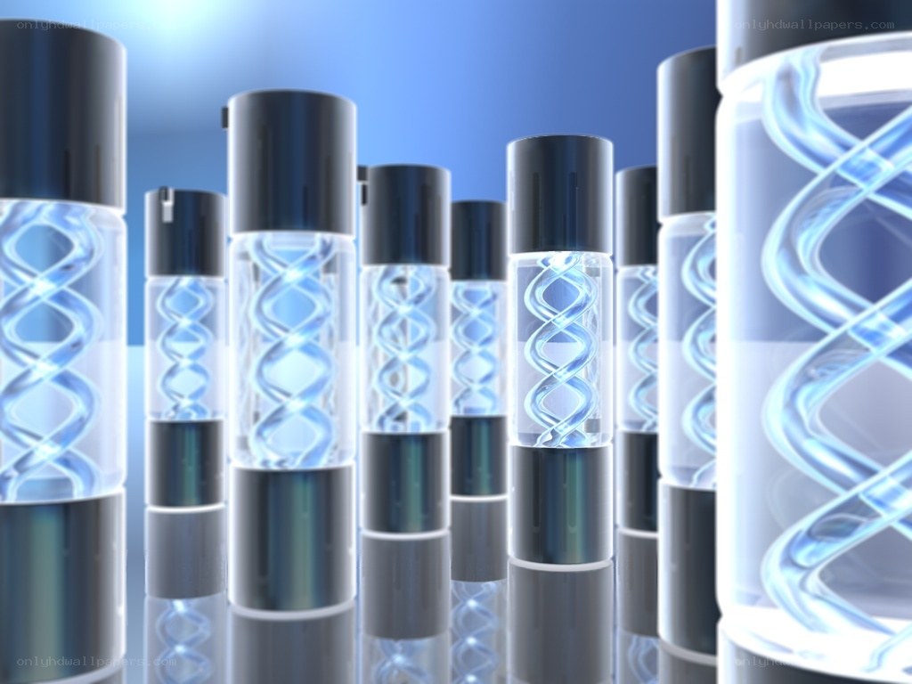 DNA helix in test tubes