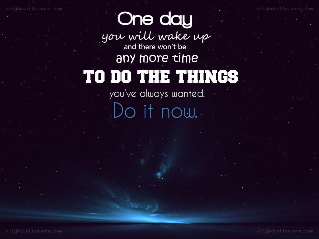 do it now motivation