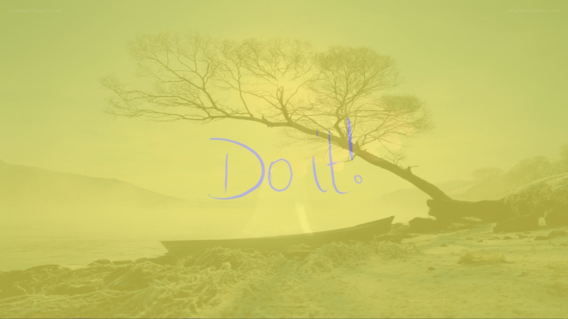 Do it text on nature scene