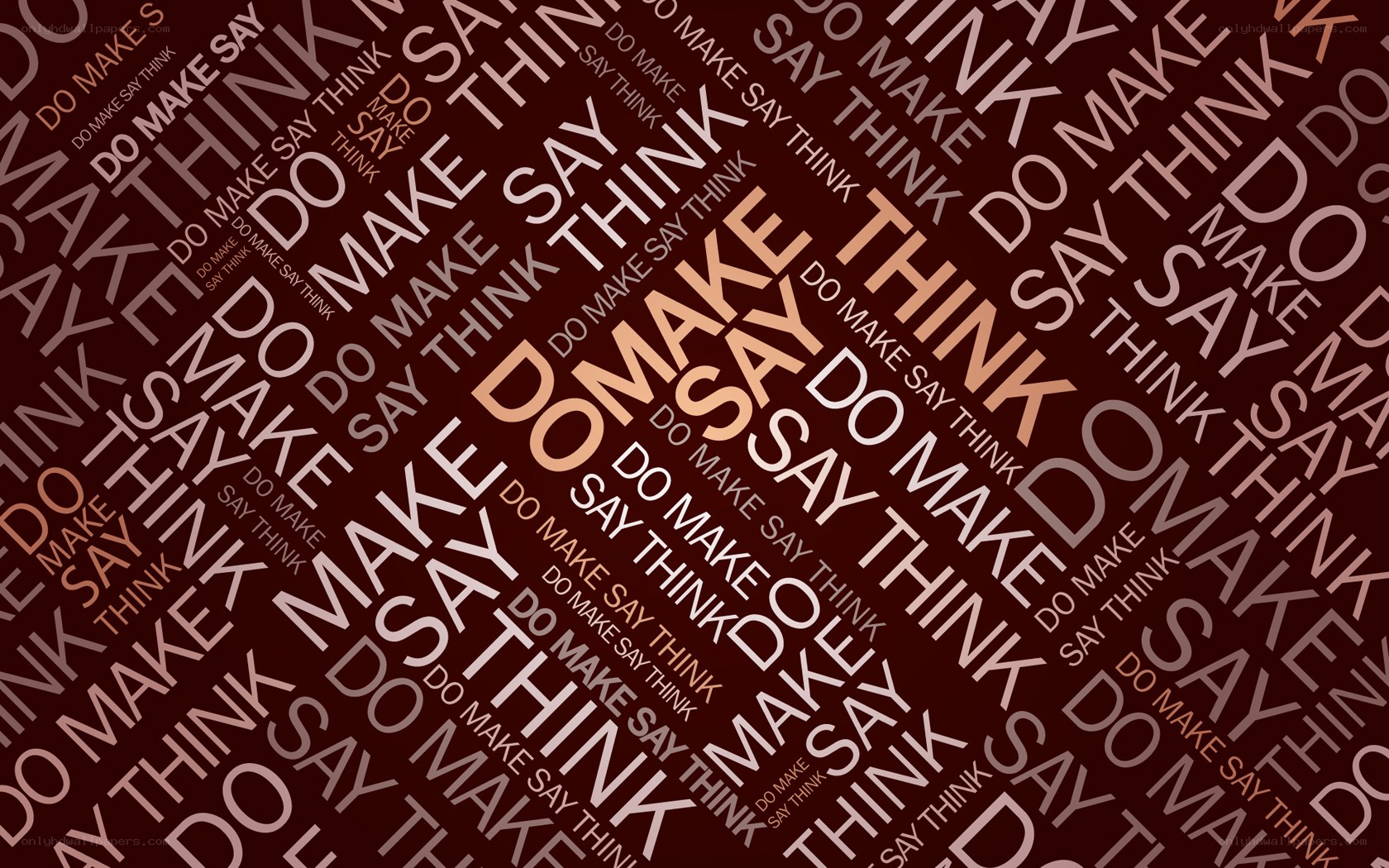 Do Make Say Think text art