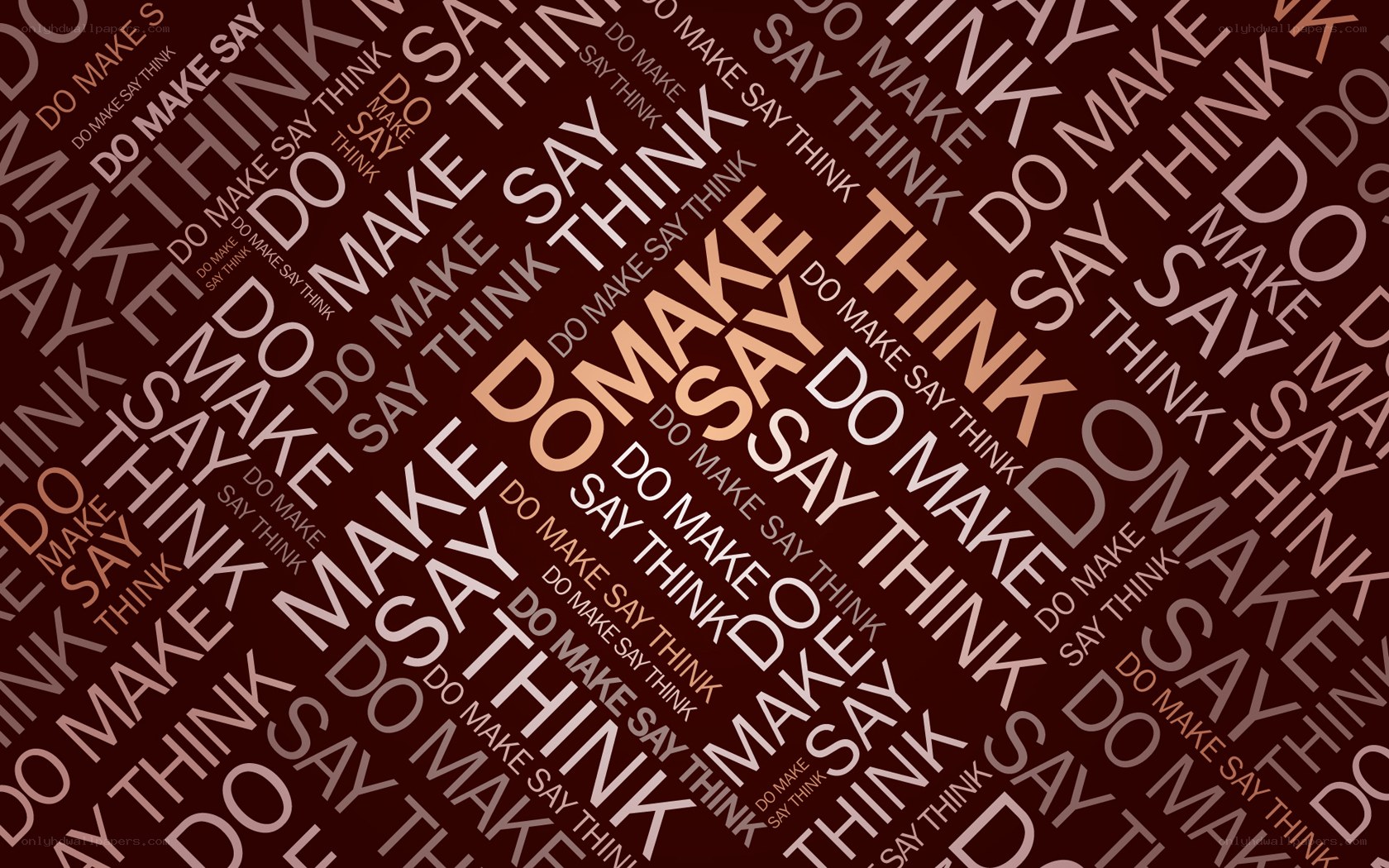 Do Make Say Think text art