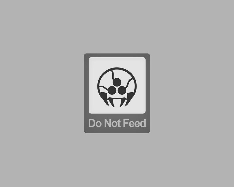 Do Not Feed sign
