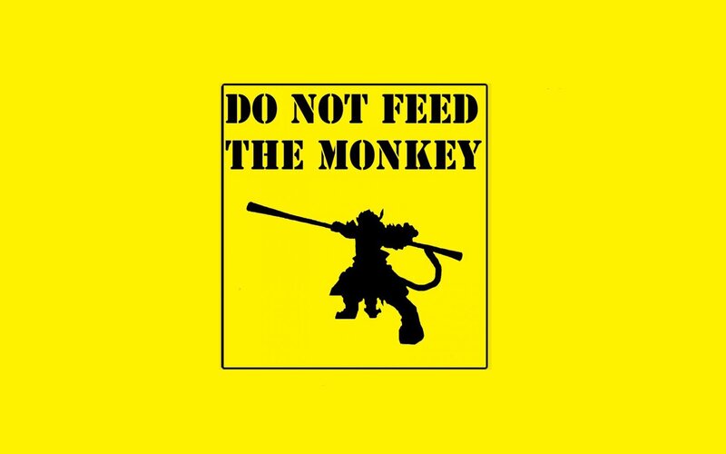 Do Not Feed The Monkey