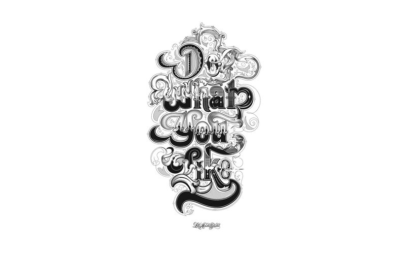 Do What You Like typography