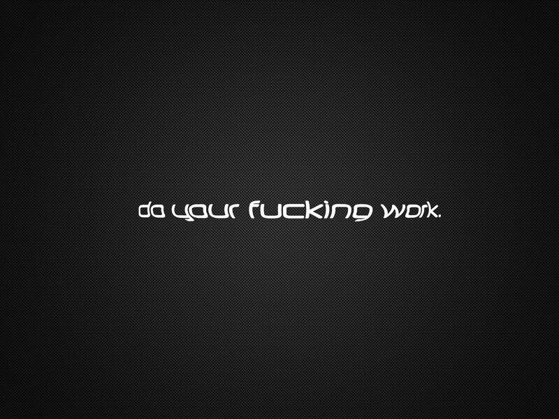 do your work message