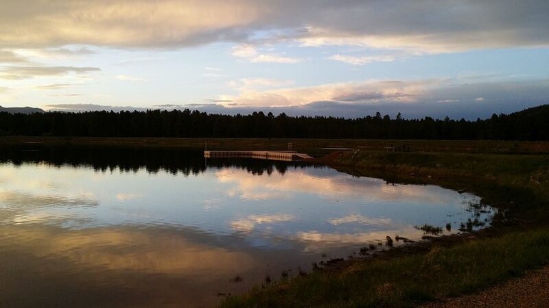Docked Lake at Dusk