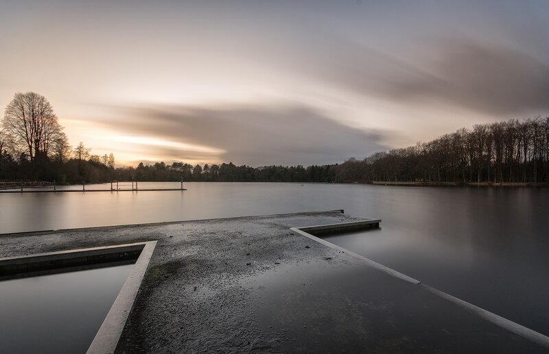 Docked Pier at Lake