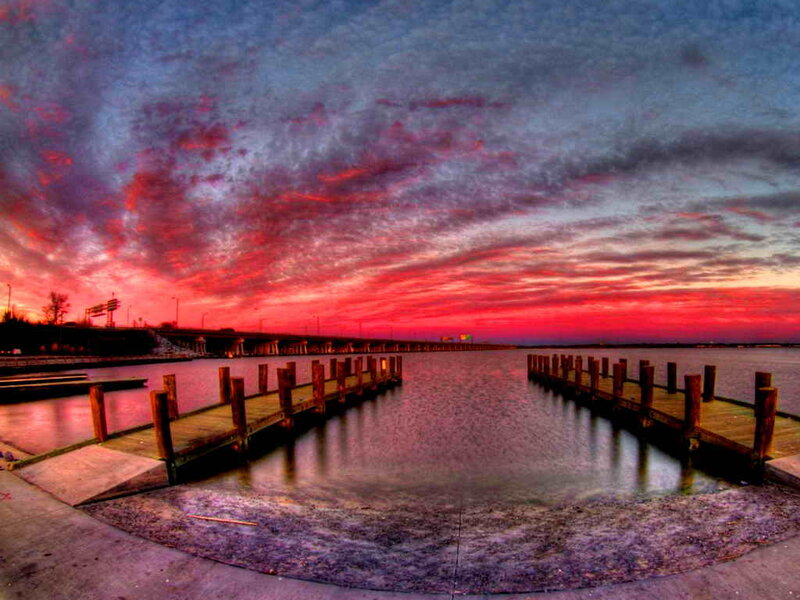 Docks at Sunset
