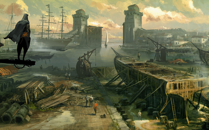 Dockyard at Dusk