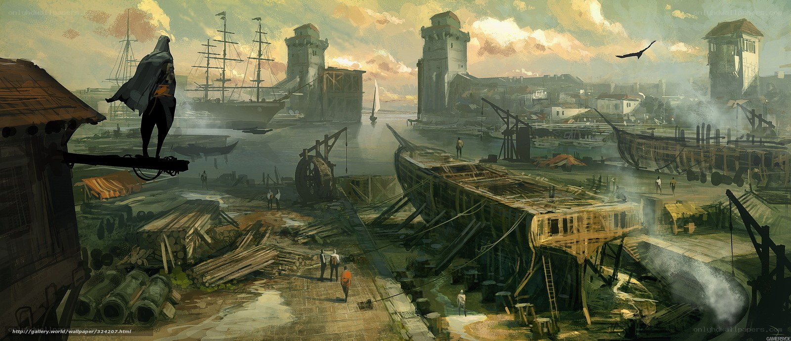 Dockyard at Dusk