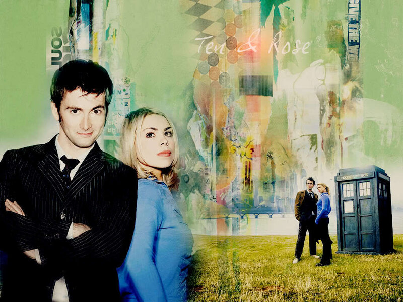 Doctor and companion collage