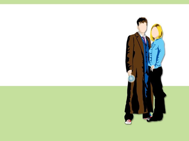 Doctor and companion illustration