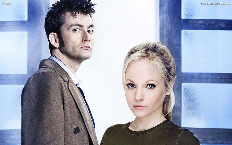 Doctor and companion in TARDIS