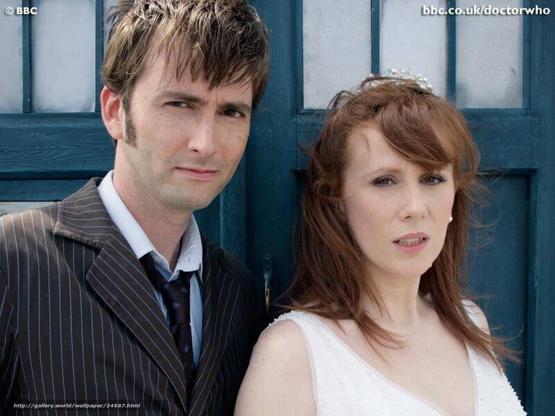 Doctor and companion in wedding attire