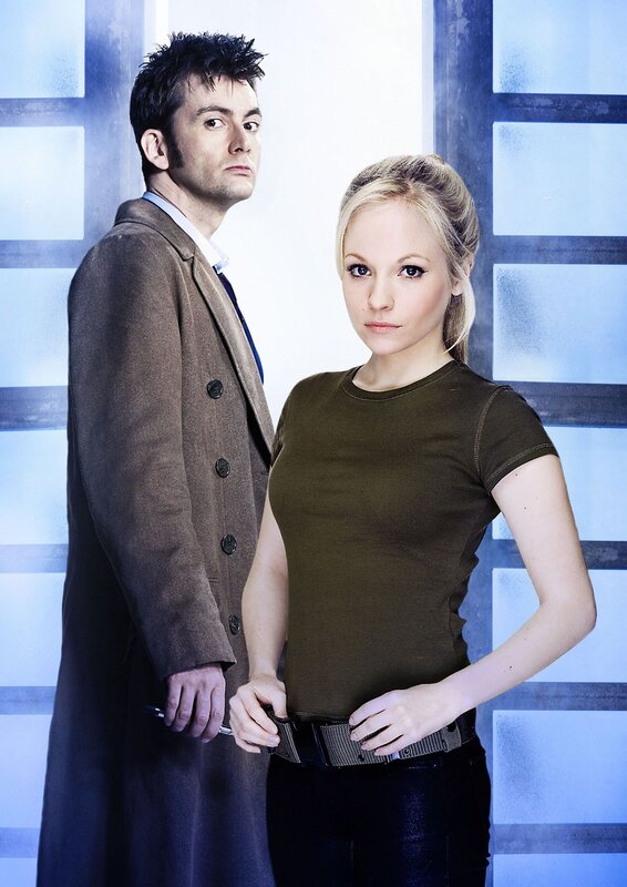 Doctor and companion standing together