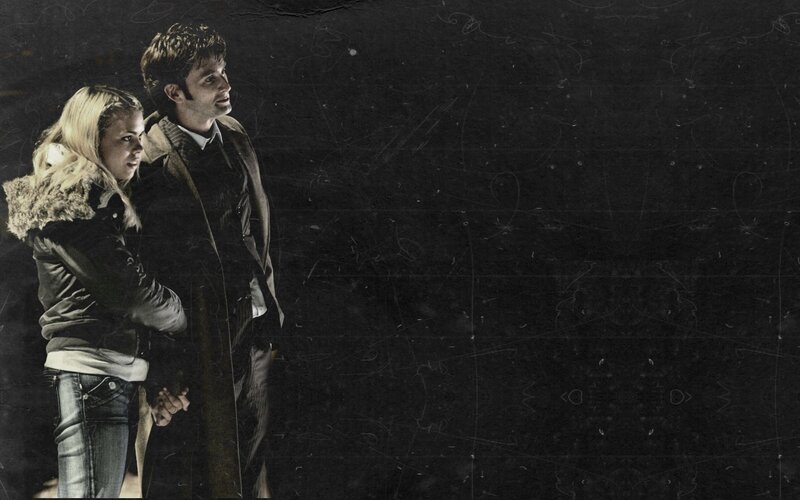 Doctor and companion standing together