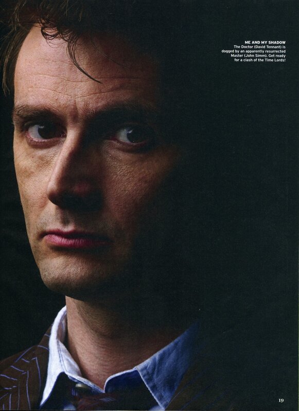 Doctor and Master in magazine spread