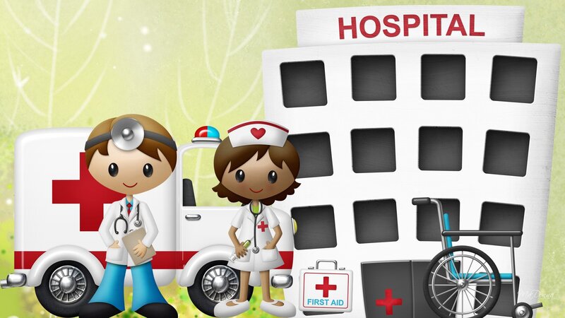 Doctor and Nurse at Hospital