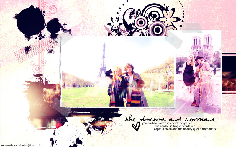 Doctor and Romana collage