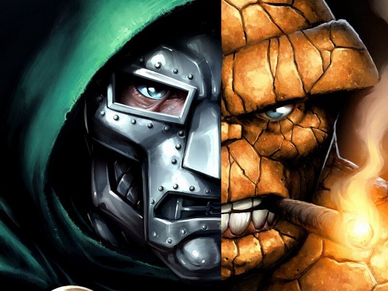 Doctor Doom and The Thing