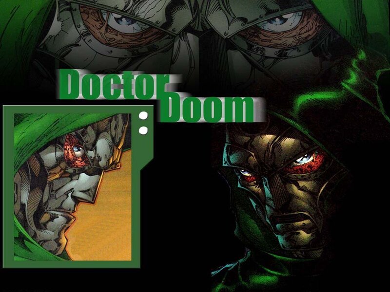 Doctor Doom Character — Green, Dramatic