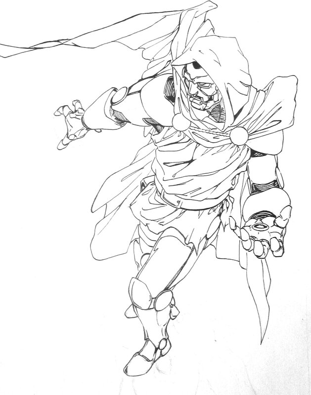 Doctor Doom character sketch