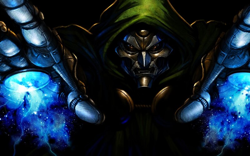 Doctor Doom in Armor — Black