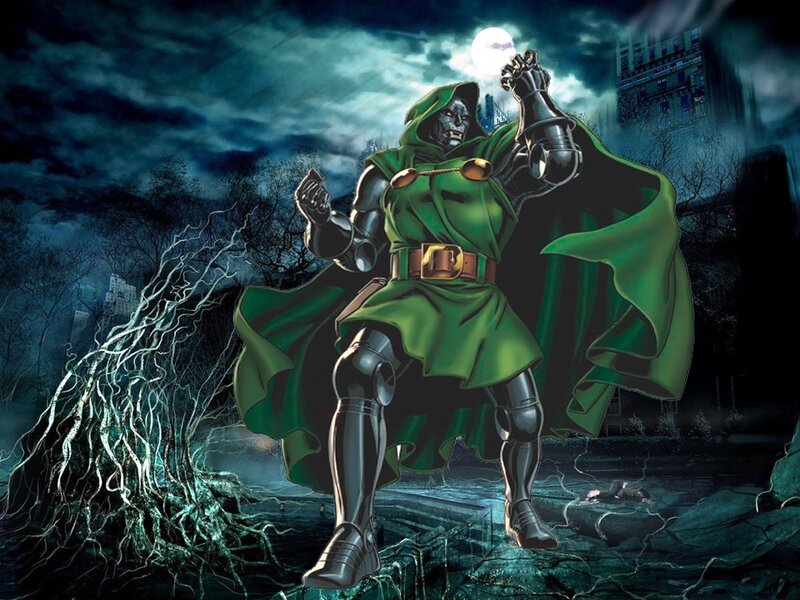 Doctor Doom in Green Cloak — Dramatic