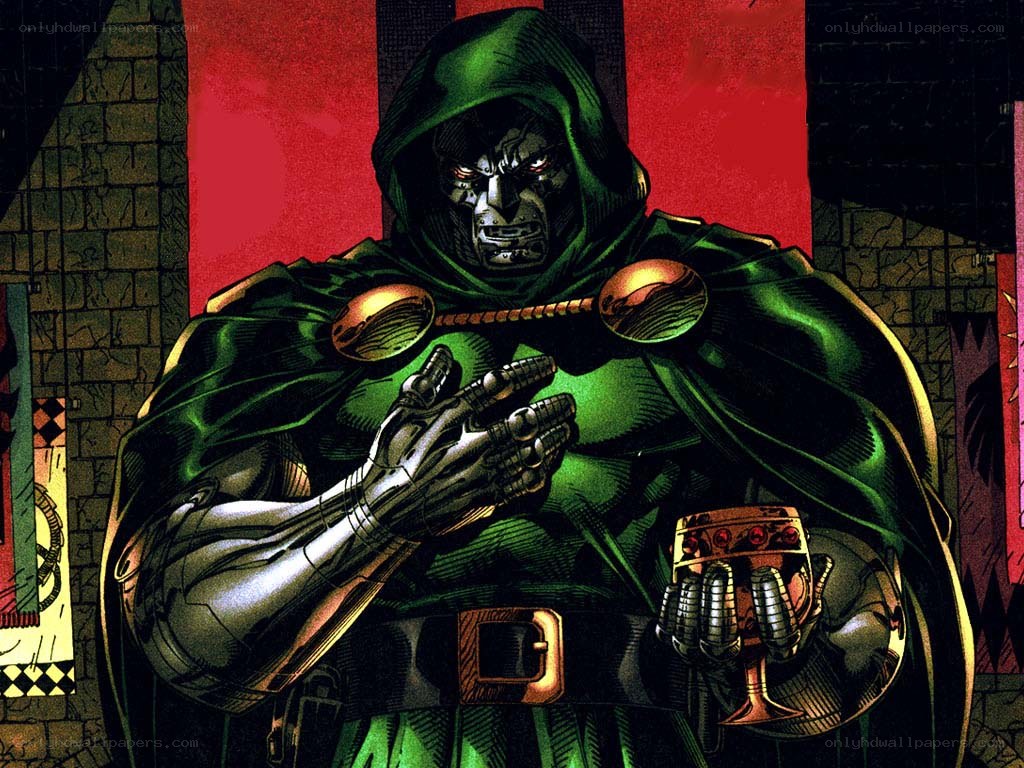Doctor Doom in green cloak