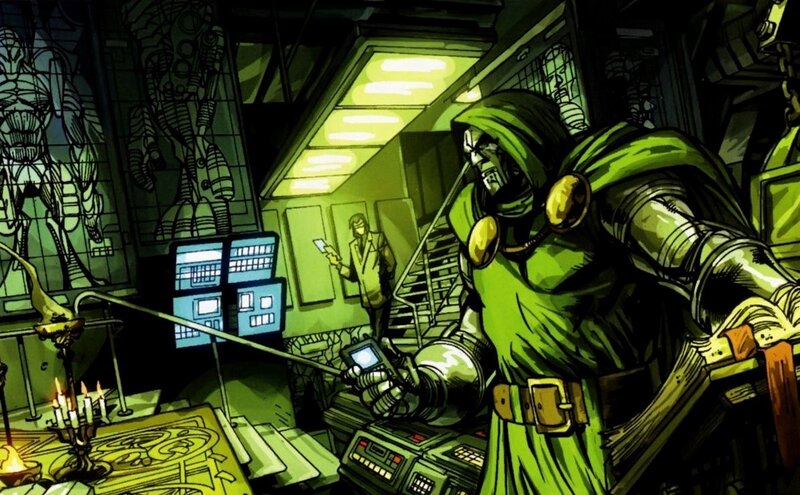 Doctor Doom in his lair
