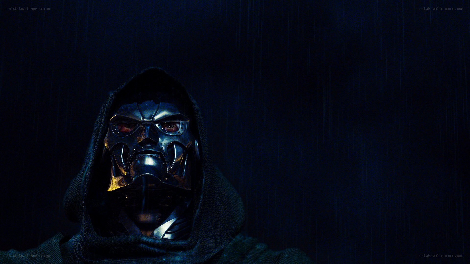 Doctor Doom in the rain