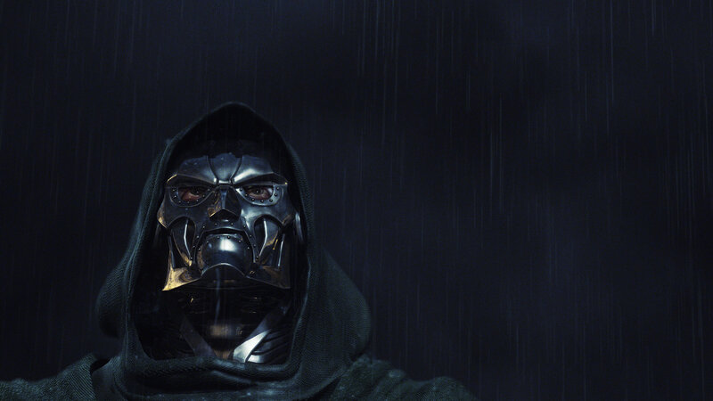 Doctor Doom in the rain