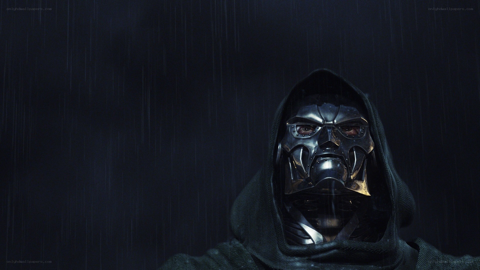 Doctor Doom in the rain