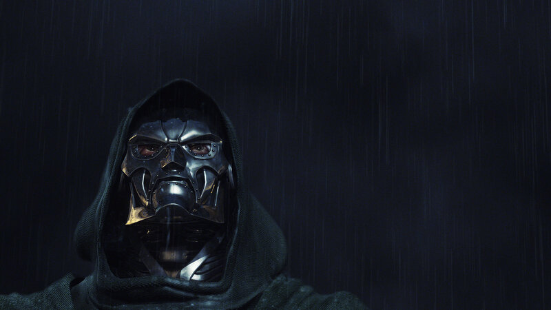 Doctor Doom in the rain