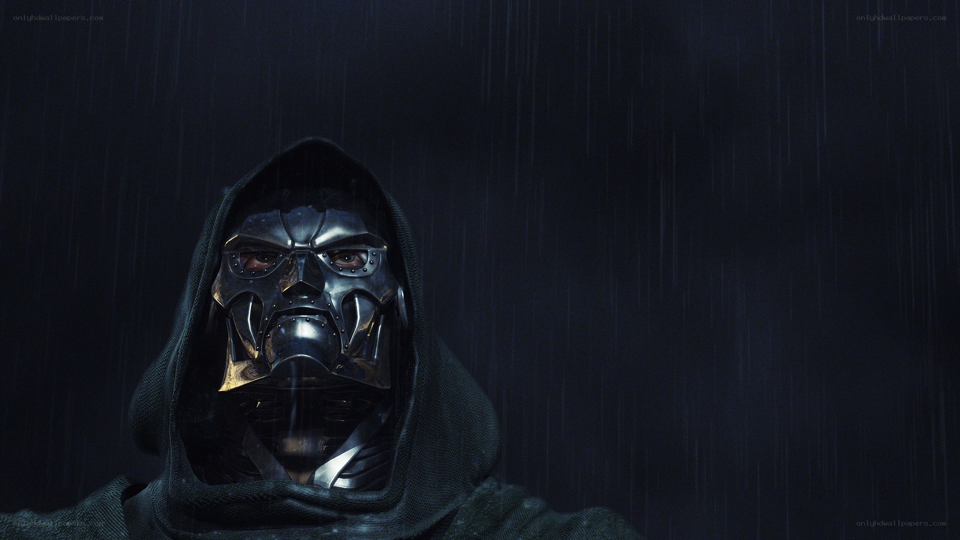 Doctor Doom in the rain