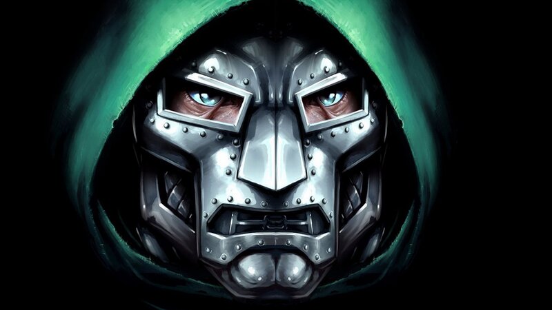 Doctor Doom mask portrait