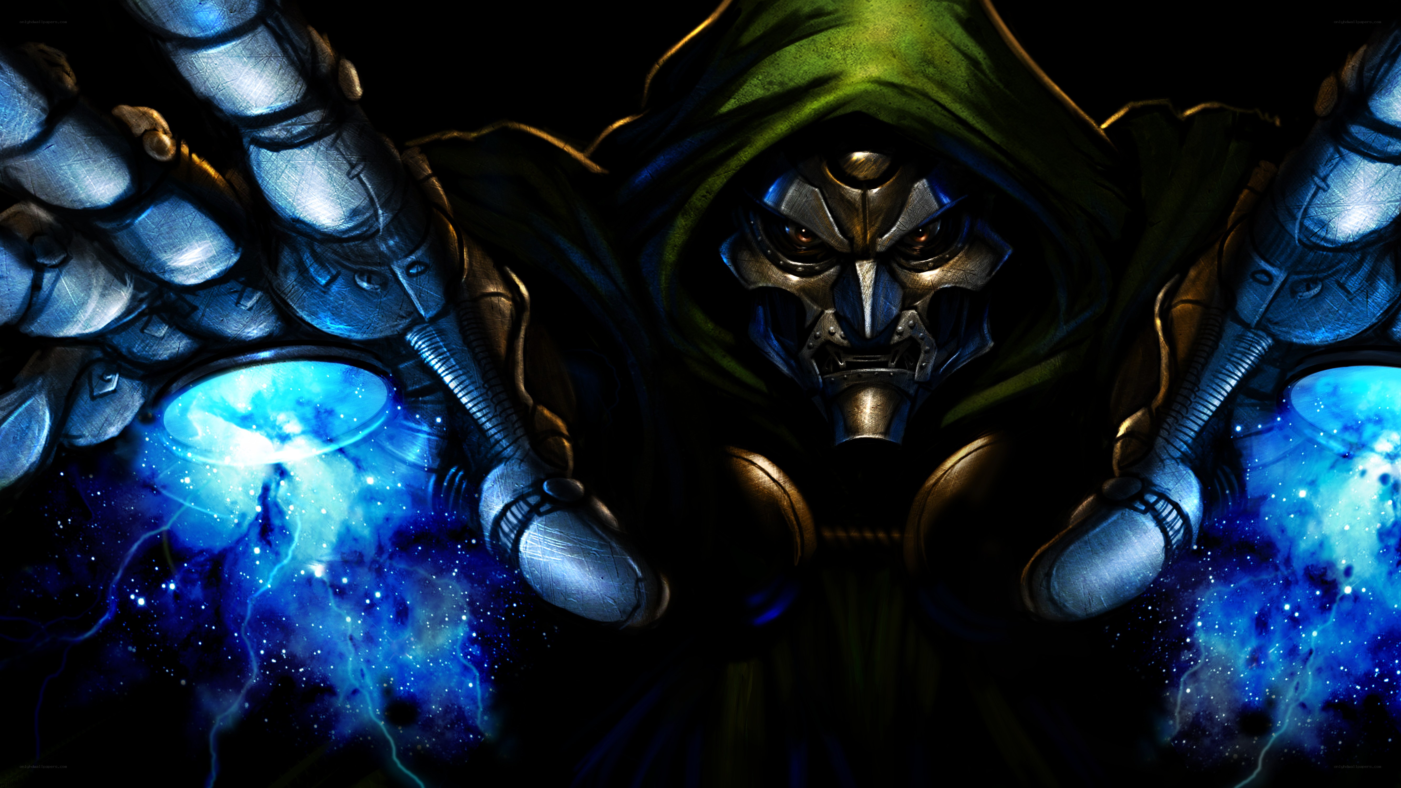 Doctor Doom with energy spheres
