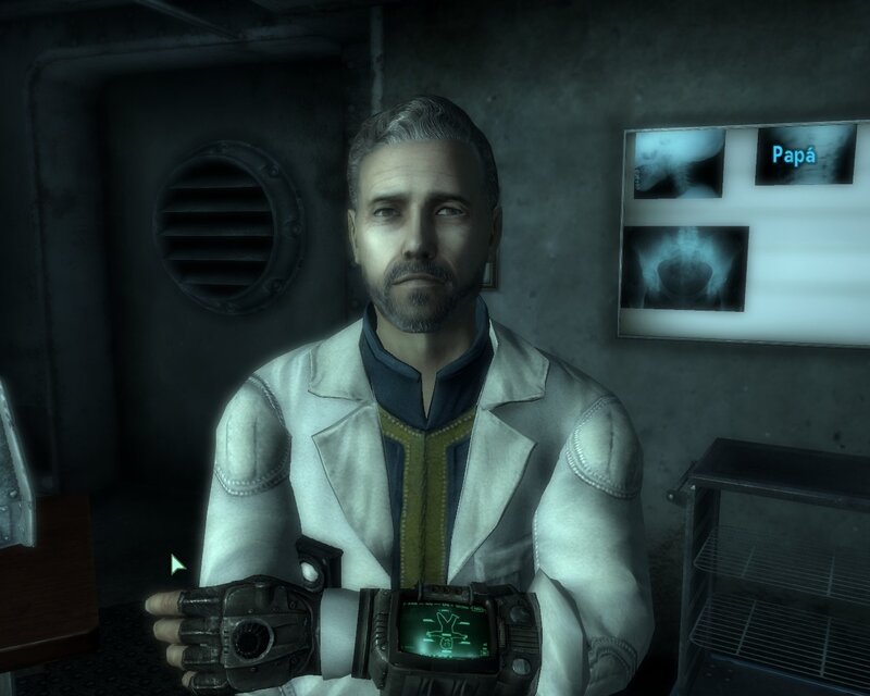 Doctor in a lab coat