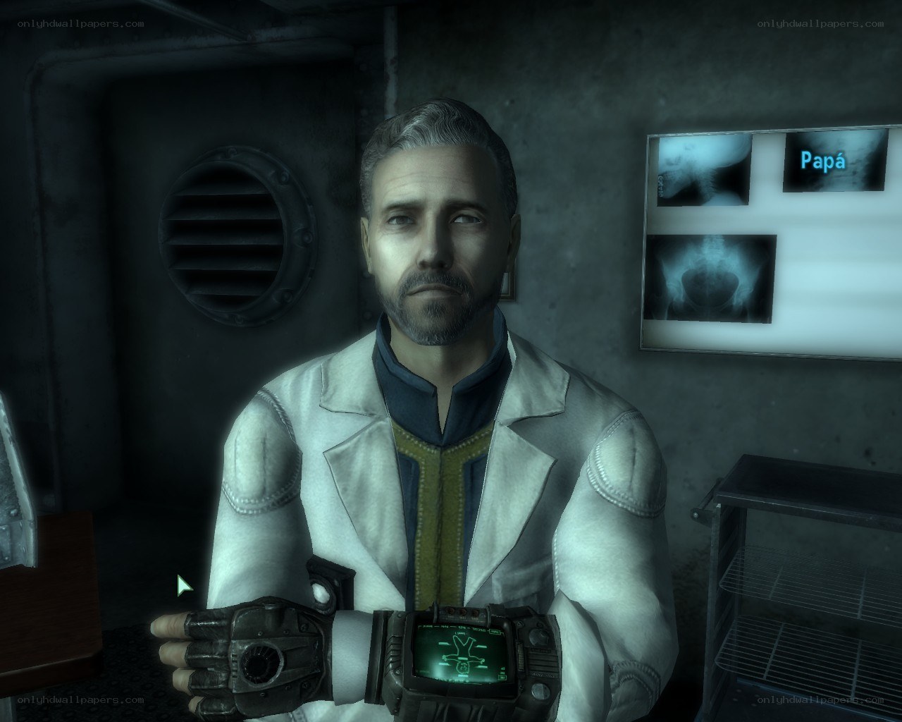 Doctor in a lab coat
