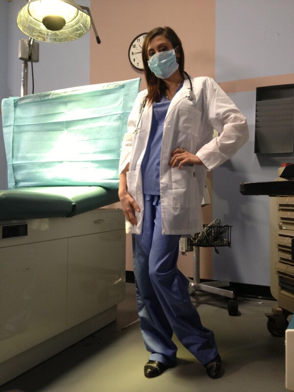 Doctor in medical room
