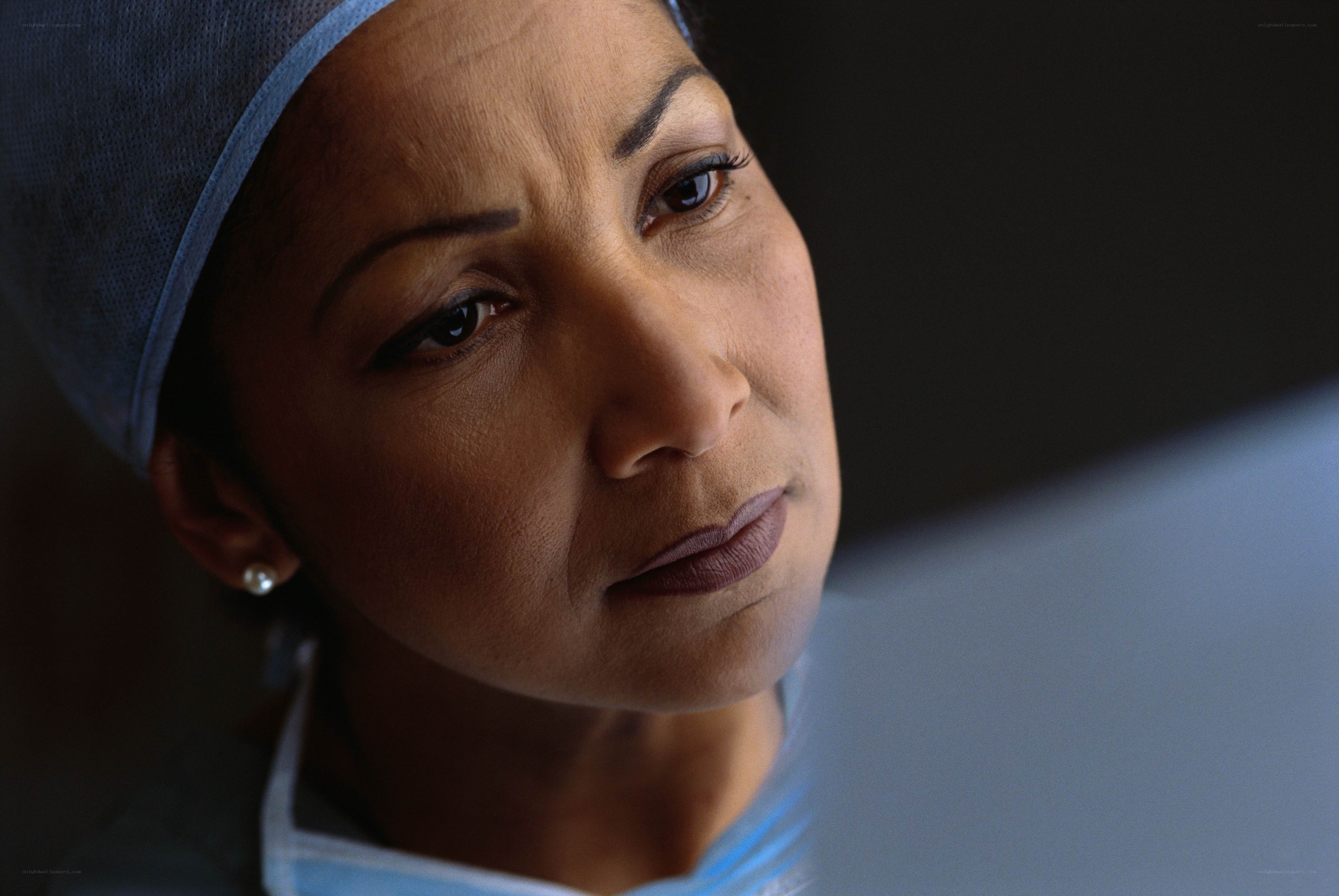 doctor in surgical cap