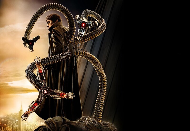 Doctor Octopus on a skyscraper