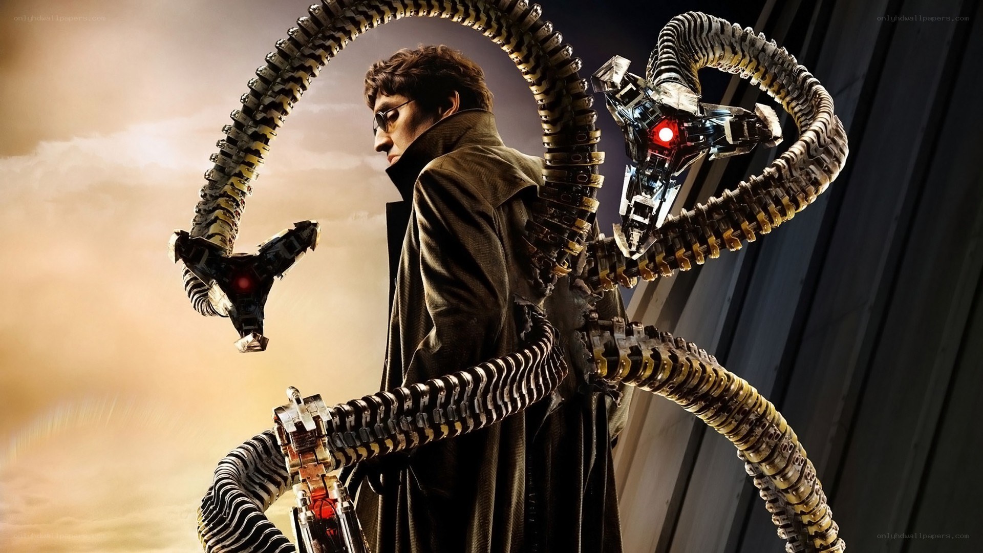 Doctor Octopus with mechanical tentacles