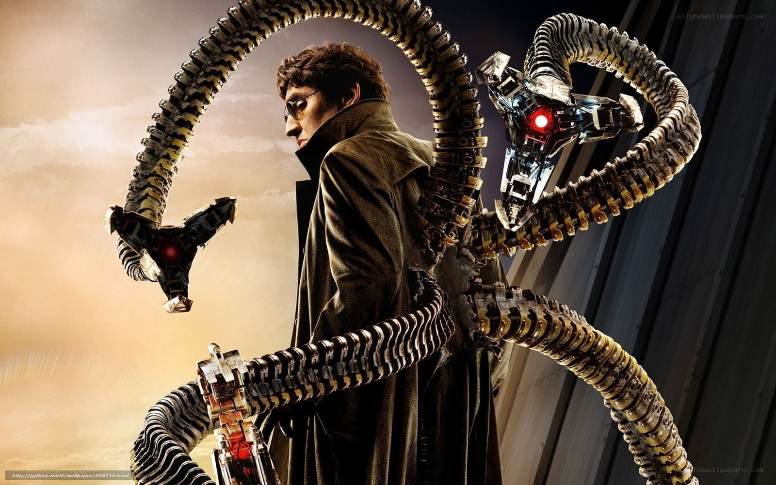 Doctor Octopus with mechanical tentacles