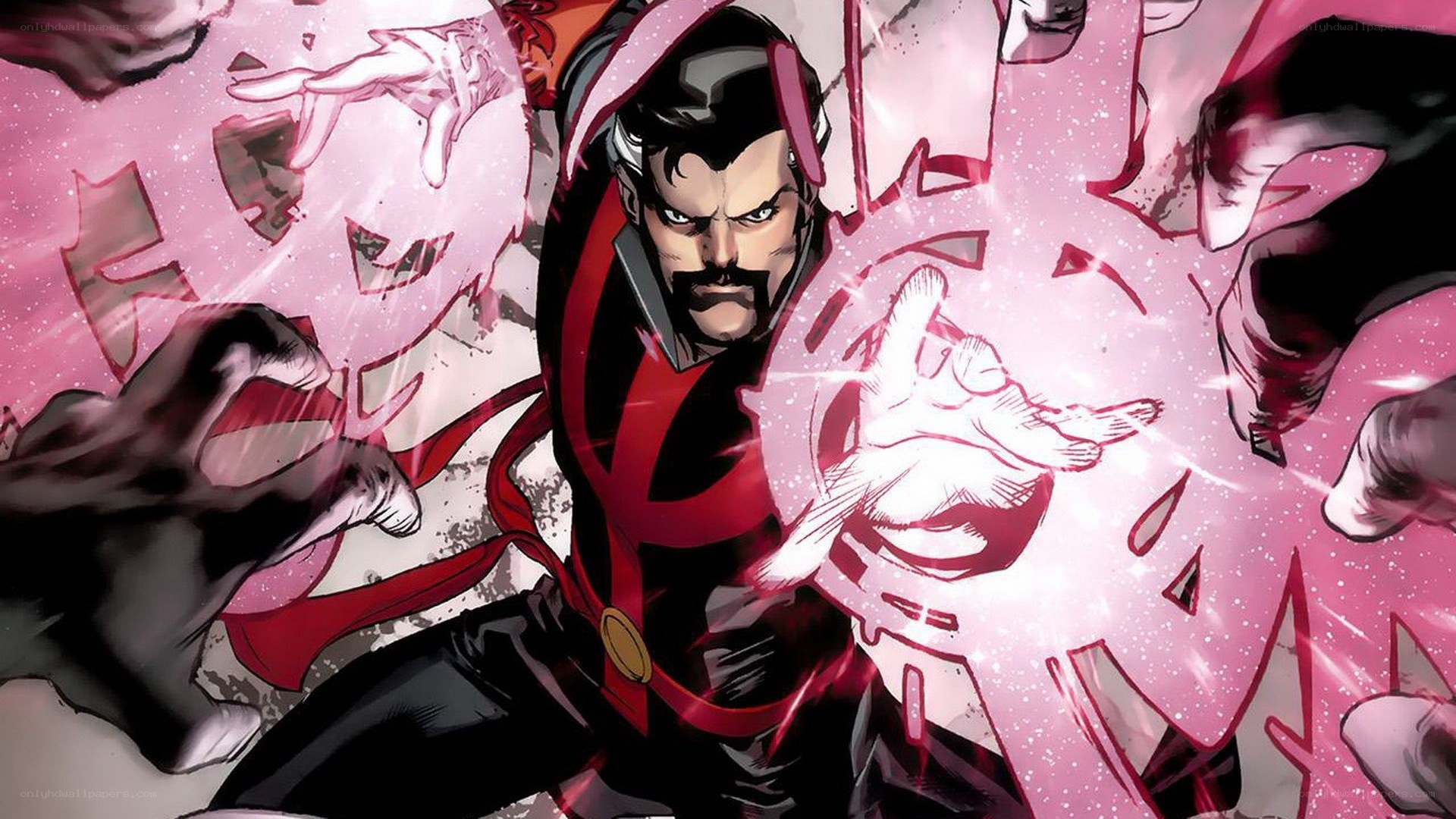 Doctor Strange casting a spell