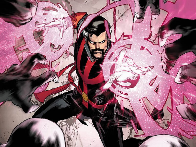 Doctor Strange Casting Spell — Pink