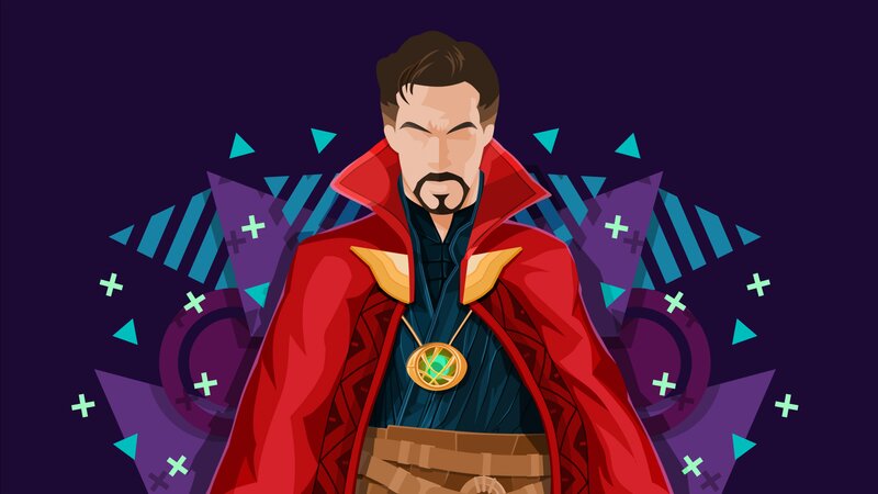 Doctor Strange Character — Purple
